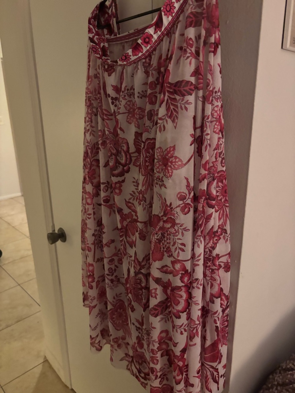BloomChic White One-Piece Swimsuit with Pink Floral Print - Picture 2 of 5